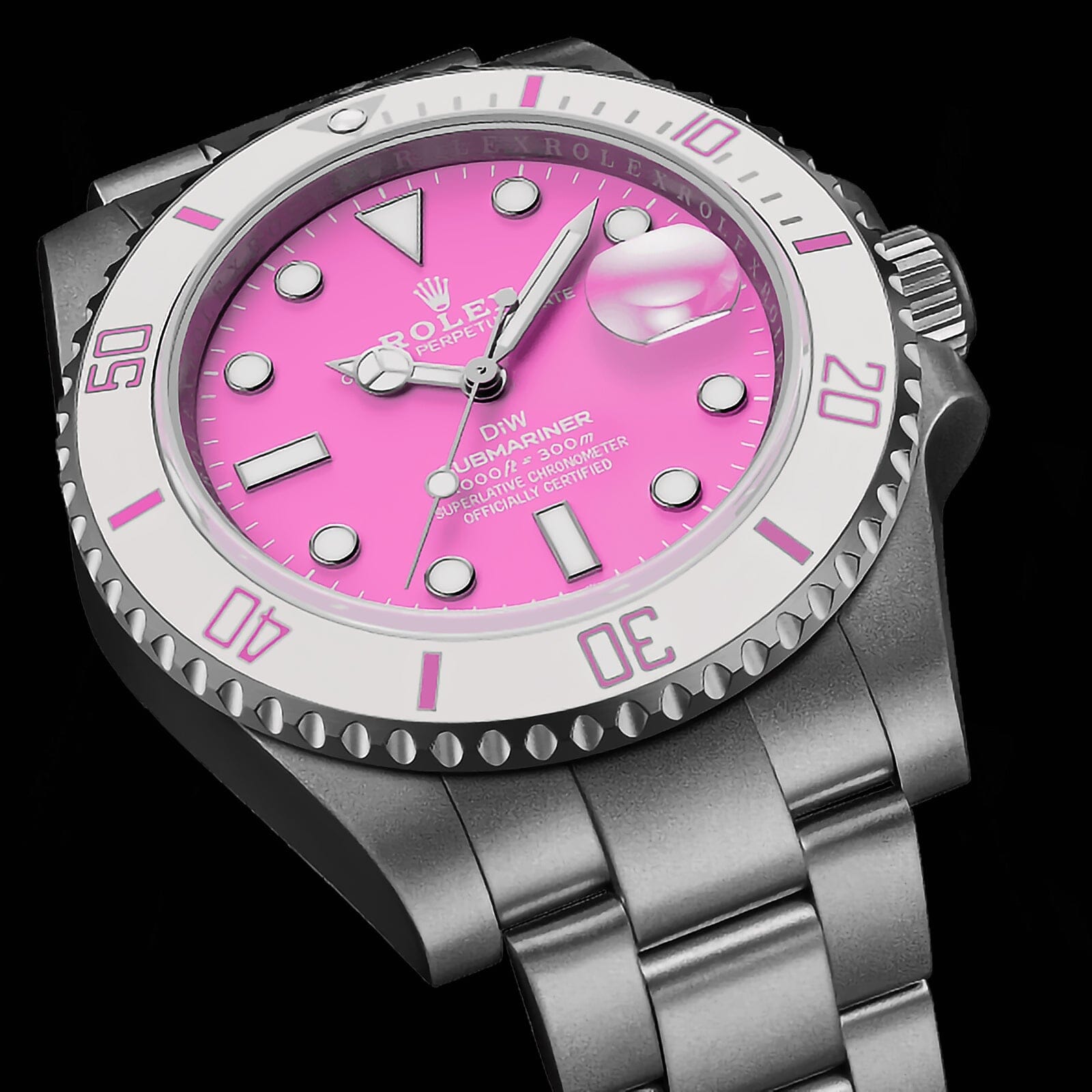 DiW Rolex Submariner FUCHSIA 劳力士水鬼女表 | WORLDTIMER