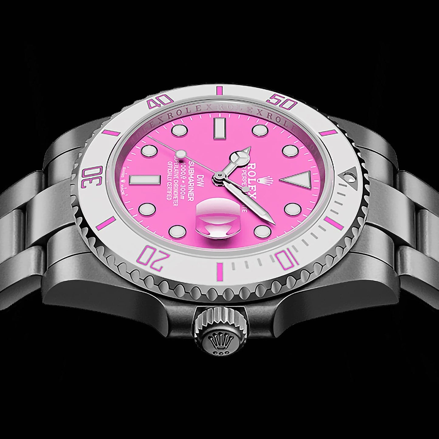 DiW Rolex Submariner FUCHSIA 劳力士水鬼女表 | WORLDTIMER