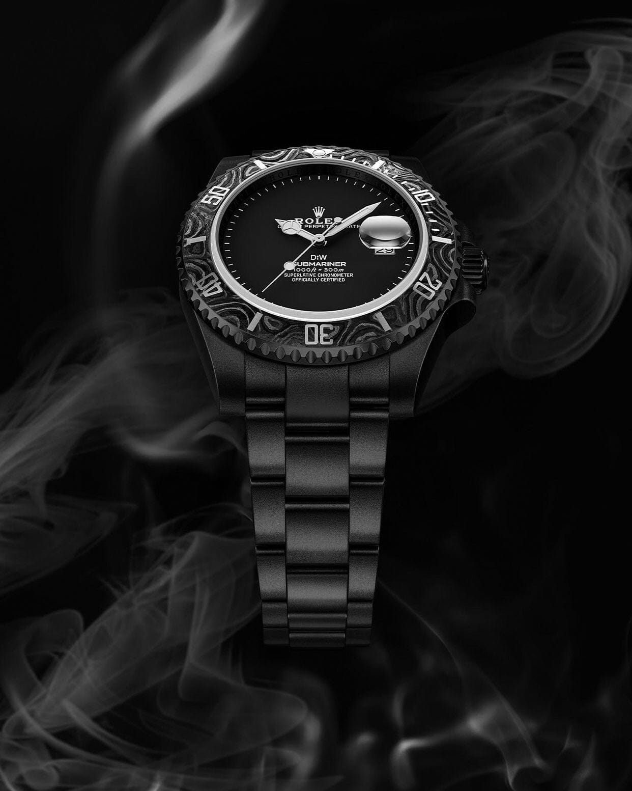 DiW Rolex Submariner GHOST 劳力士DiW 潜航者日历型 黑水鬼 | WORLDTIMER