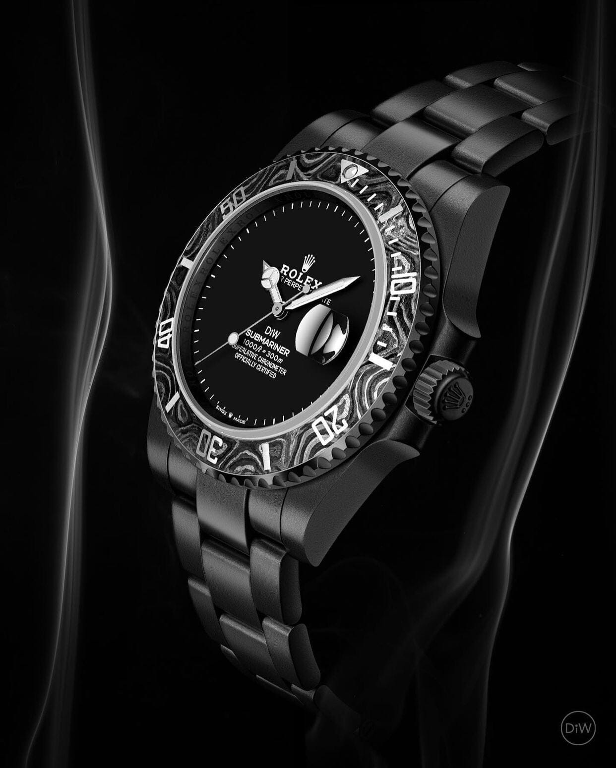 DiW Rolex Submariner GHOST 劳力士DiW 潜航者日历型 黑水鬼 | WORLDTIMER