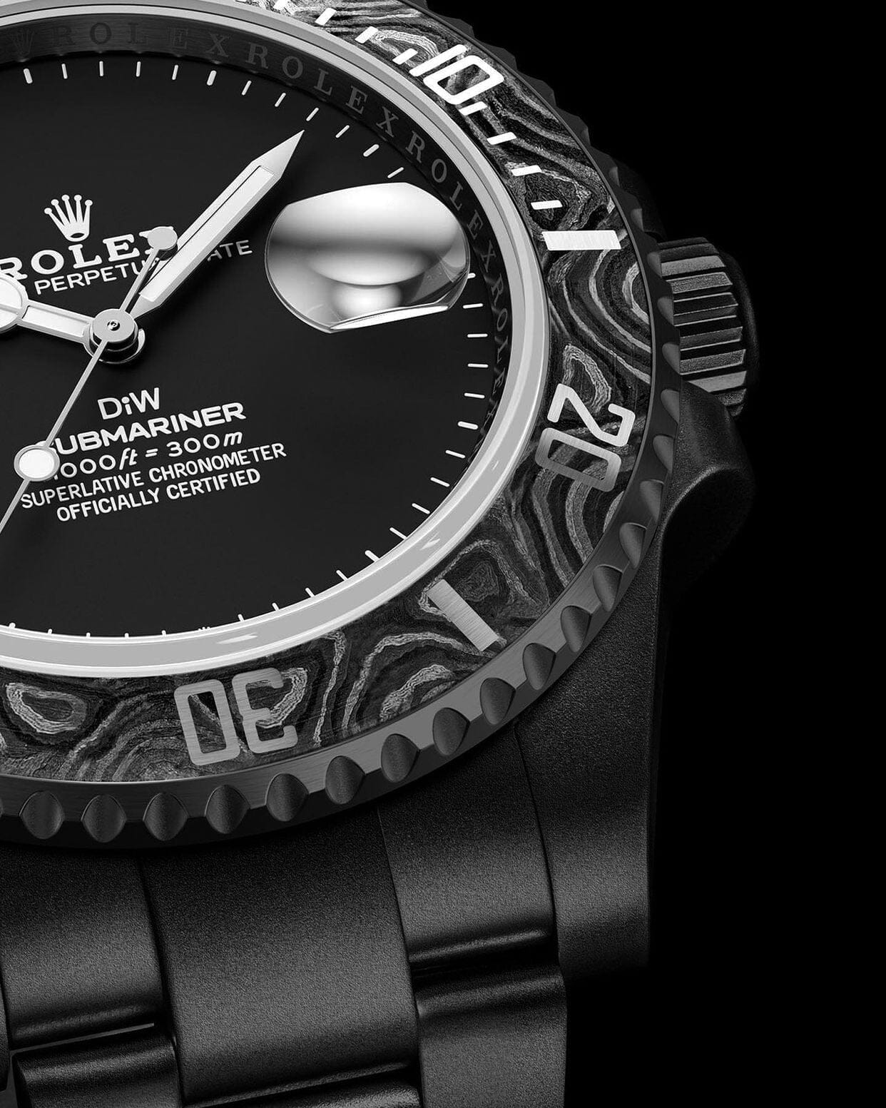 DiW Rolex Submariner GHOST 劳力士DiW 潜航者日历型 黑水鬼 | WORLDTIMER