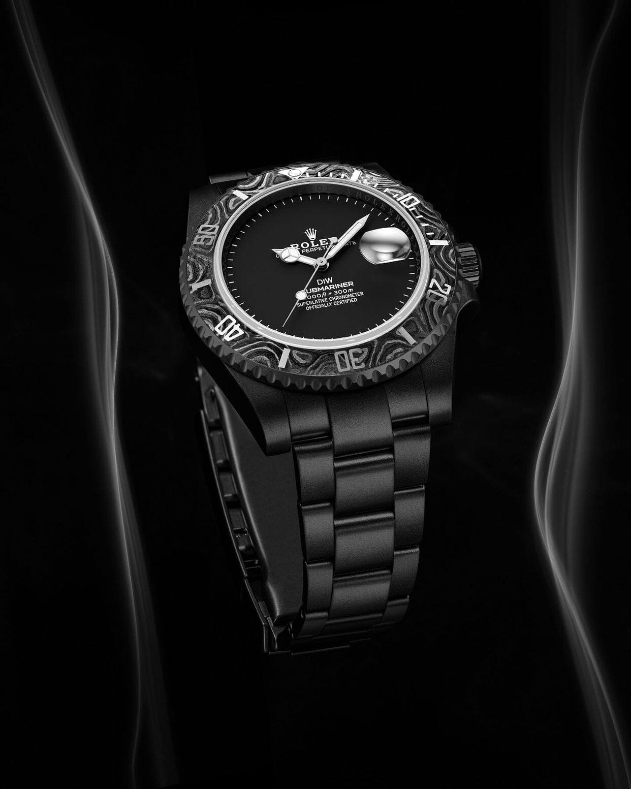 DiW Rolex Submariner GHOST 劳力士DiW 潜航者日历型 黑水鬼 | WORLDTIMER