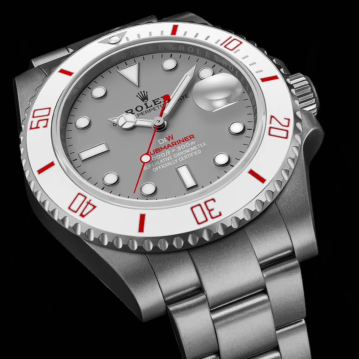 DiW Rolex Submariner GLACIAL 劳力士DiW 潜航者日历型 | WORLDTIMER