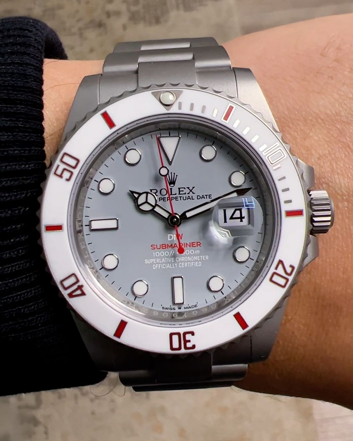 DiW Rolex Submariner GLACIAL 劳力士DiW 潜航者日历型 | WORLDTIMER