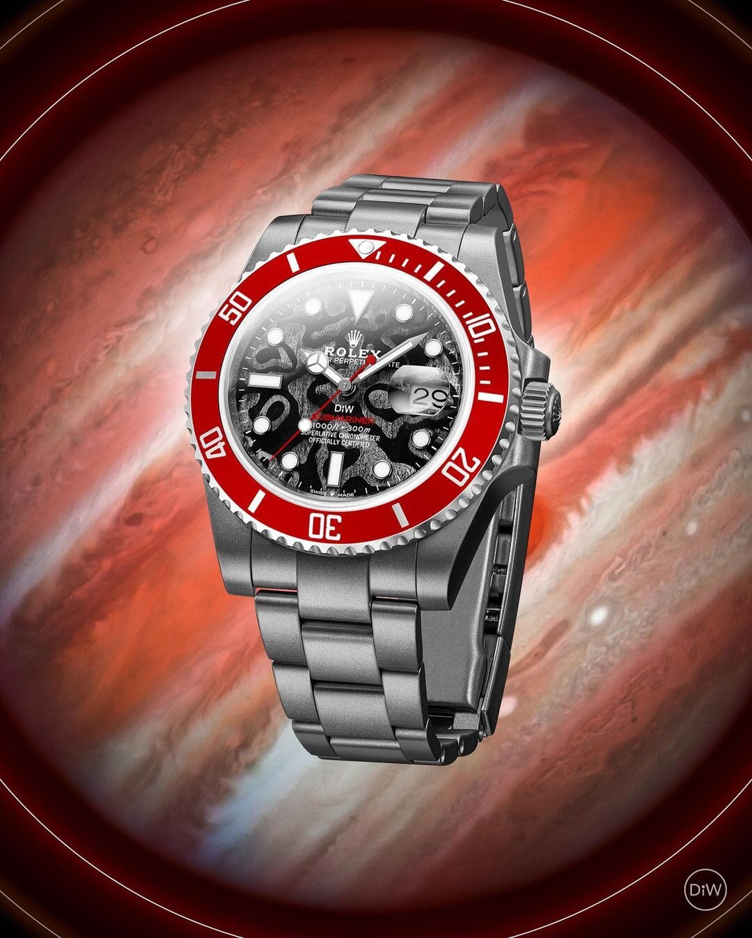 DiW Rolex Submariner PLUTO 劳力士DiW 潜航者日历型 | WORLDTIMER