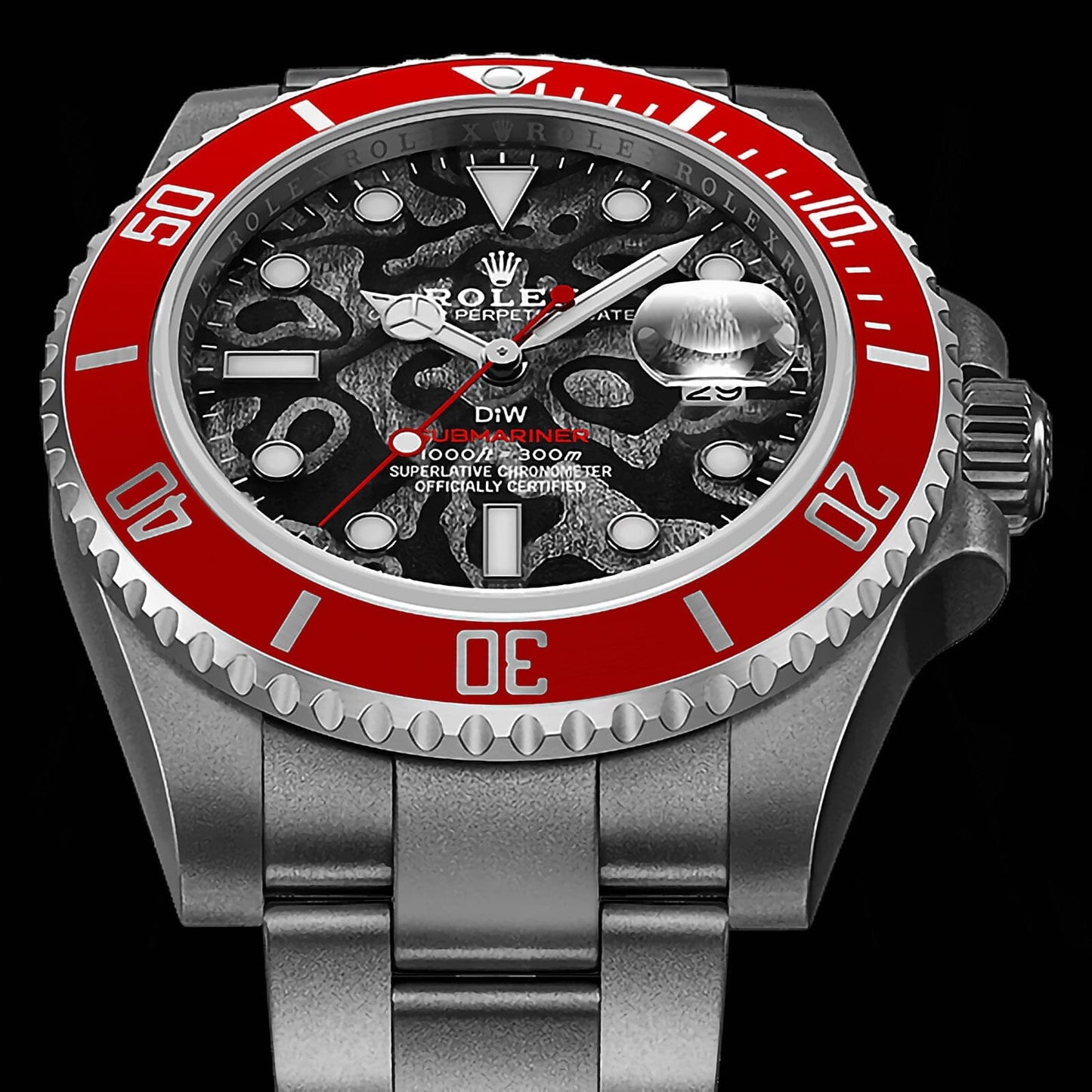 DiW Rolex Submariner PLUTO 劳力士DiW 潜航者日历型 | WORLDTIMER