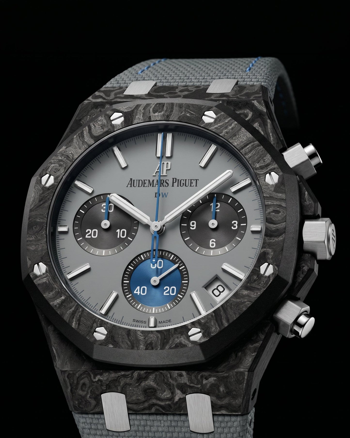 AP Royal Oak Chronograph 26240ST DiW GREWHAWK 爱彼 碳纤维 皇家橡树计时码表 26240ST GREWHAWK | WORLDTIMER