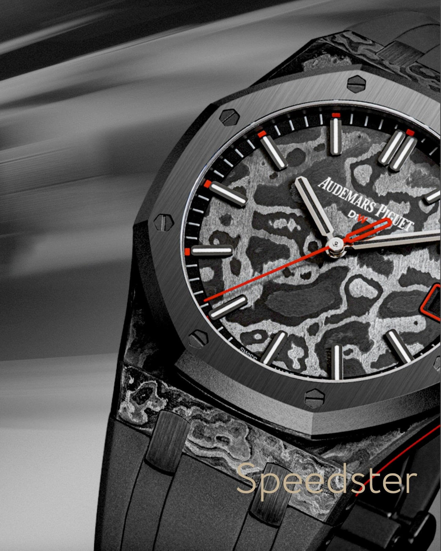 DiW Voidline SPEEDSTER｜NTPT Carbon Royal Oak 15500ST 全球最轻 皇家橡树15500 | NTPT 碳纤维 | 85g | DiW | WORLDTIMER