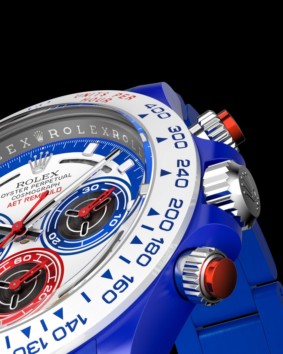 AET REMOULD Rolex Daytona SPEED F1儀表板 靈感 勞力士地通拿 40毫米訂製腕錶 | WORLDTIMER