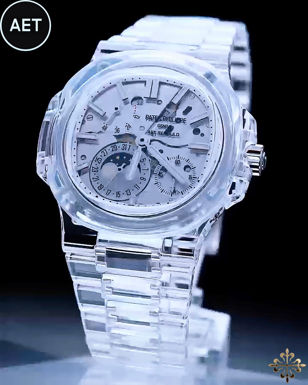 制表界首创 全蓝宝石百达翡丽 鹦鹉螺5712 AET REMOULD