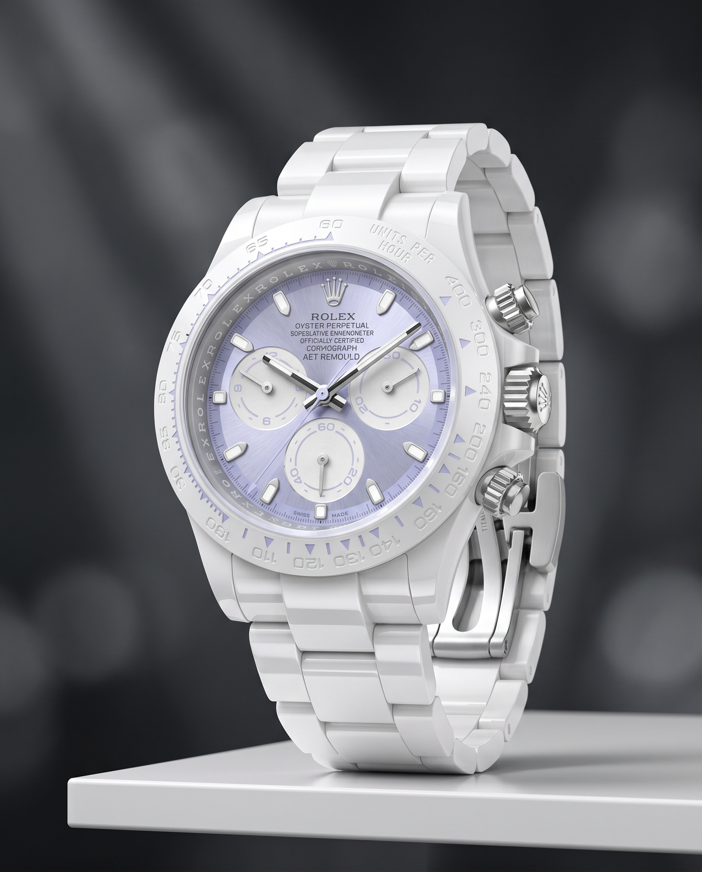 AET REMOULD Ceramic Rolex Daytona Ladies Watch IRIS ASH 陶瓷劳力士 迪通拿 | WORLDTIMER