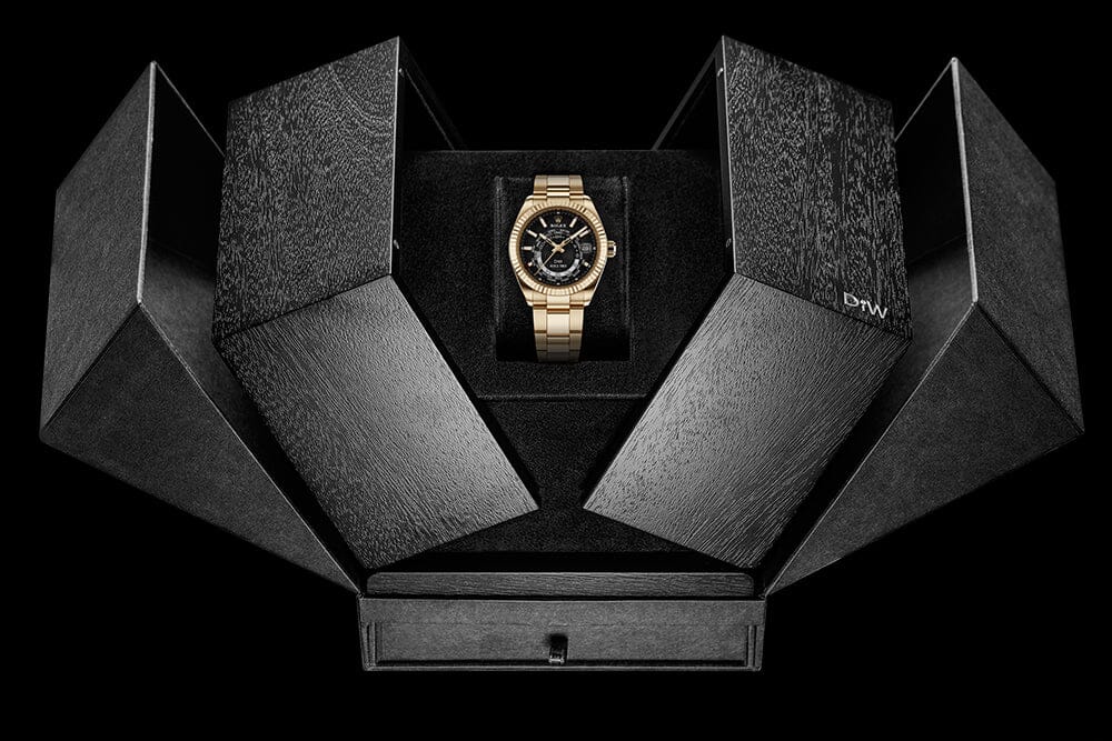 GOLD Rolex DiW Sky Dweller 326934 18K黄金 劳力士纵航者型 | WORLDTIMER