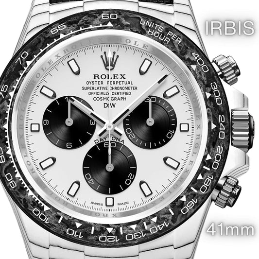 IRBIS 41mm Rolex DiW Daytona CarboQuartz 劳力士DiW 石英纤维迪通拿 | WORLDTIMER
