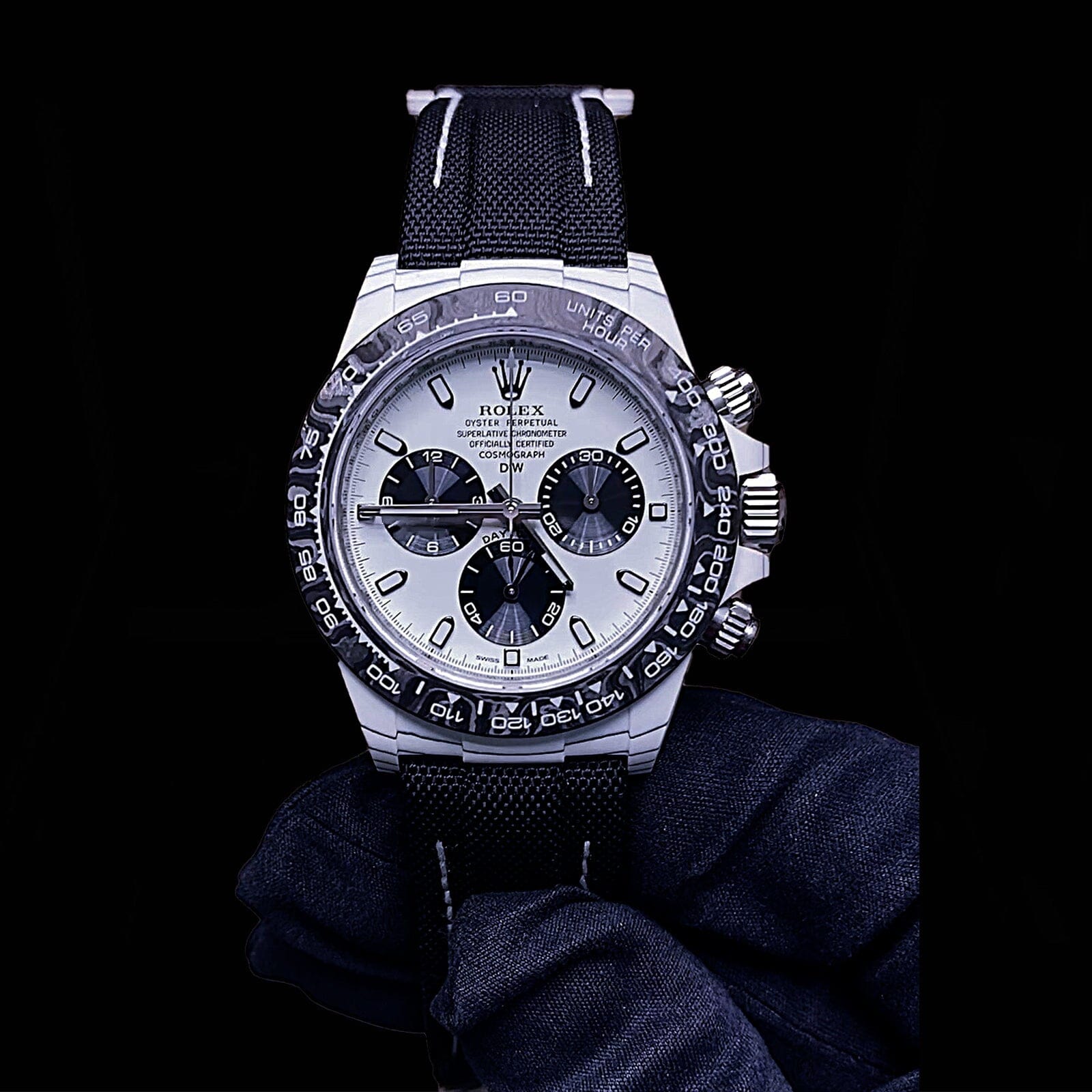 IRBIS 41mm Rolex DiW Daytona CarboQuartz 劳力士DiW 石英纤维迪通拿 | WORLDTIMER