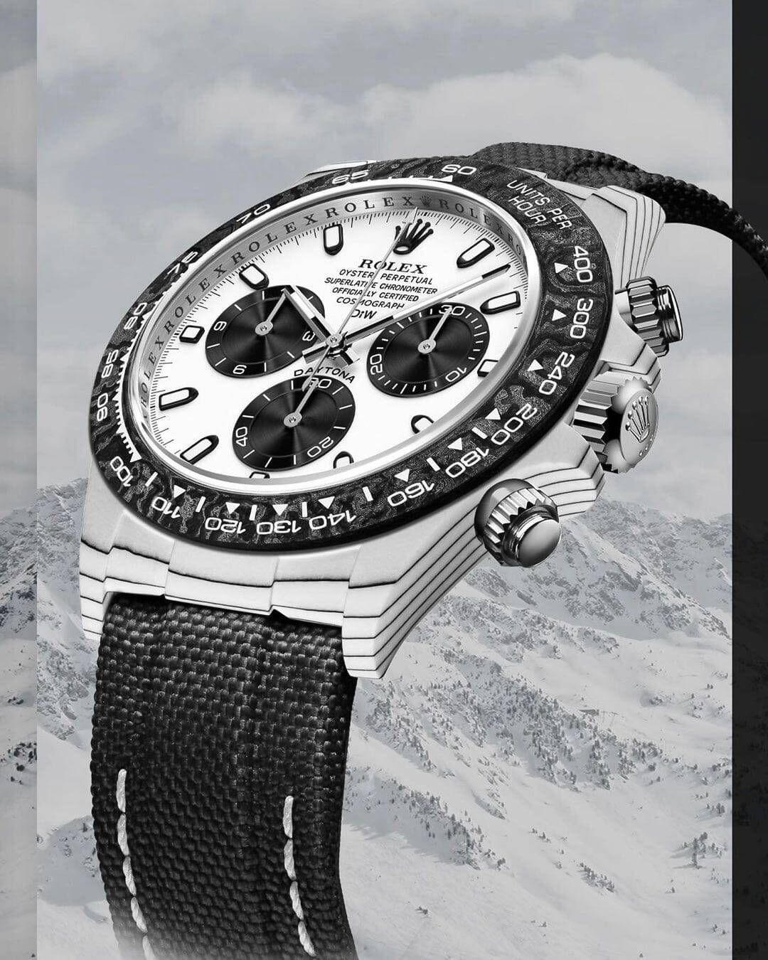 IRBIS 41mm Rolex DiW Daytona CarboQuartz 劳力士DiW 石英纤维迪通拿 | WORLDTIMER