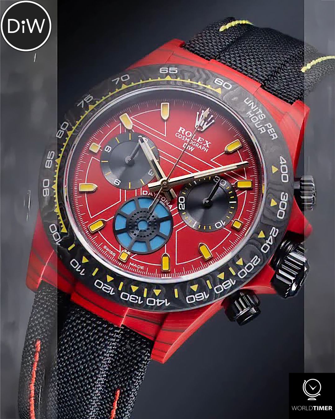 IRON MAN Rolex DiW Daytona CarboQuartz (Retail: €62 990)