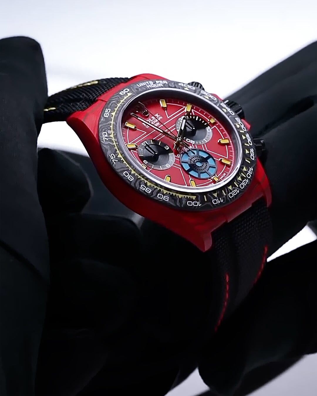 IRON MAN DiW Rolex Daytona CarboQuartz 勞力士地通拿 石英纖維 | WORLDTIMER