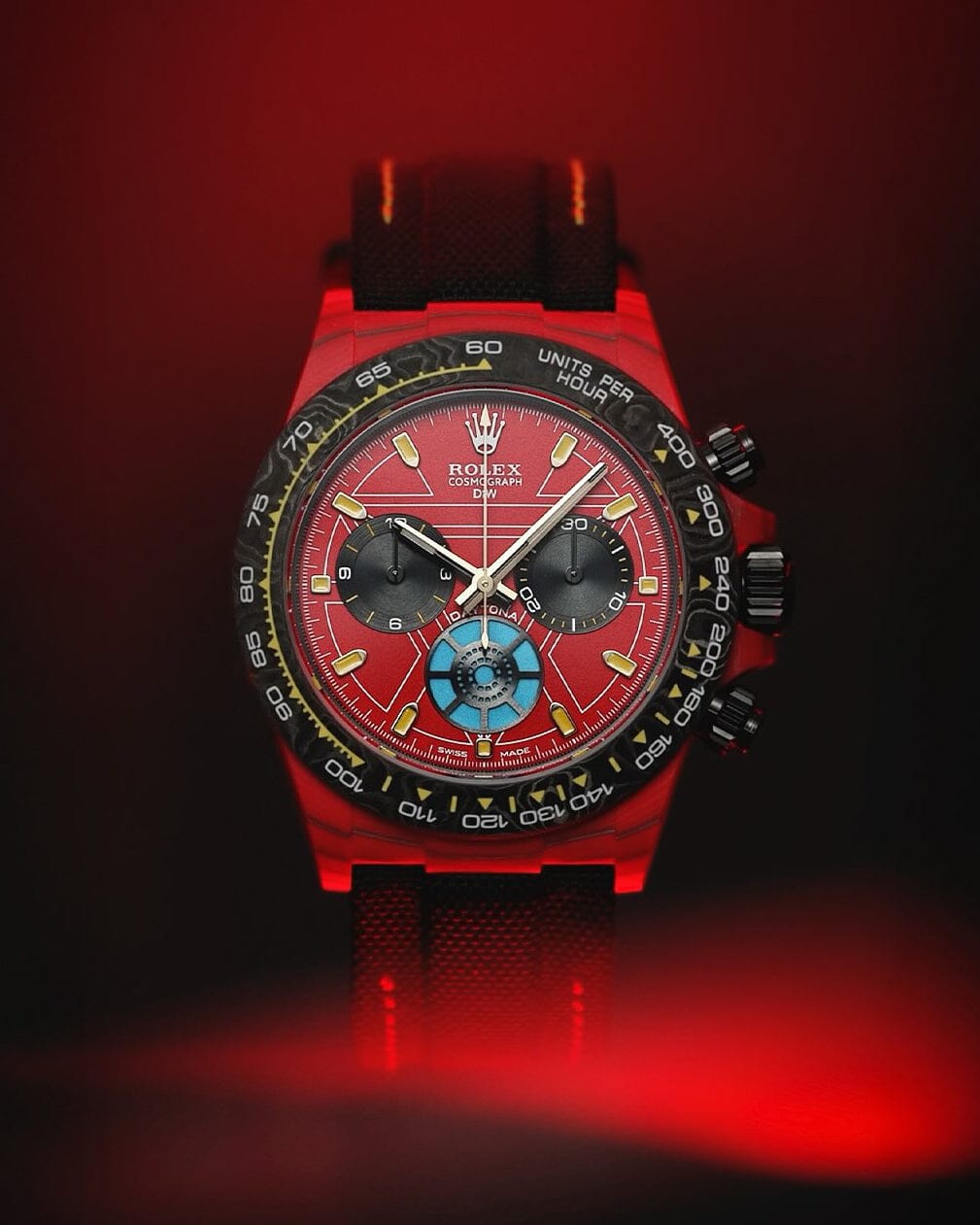 DiW IRON MAN Rolex Daytona CarboQuartz 石英纖維 勞力士 DiW地通拿 | WORLDTIMER