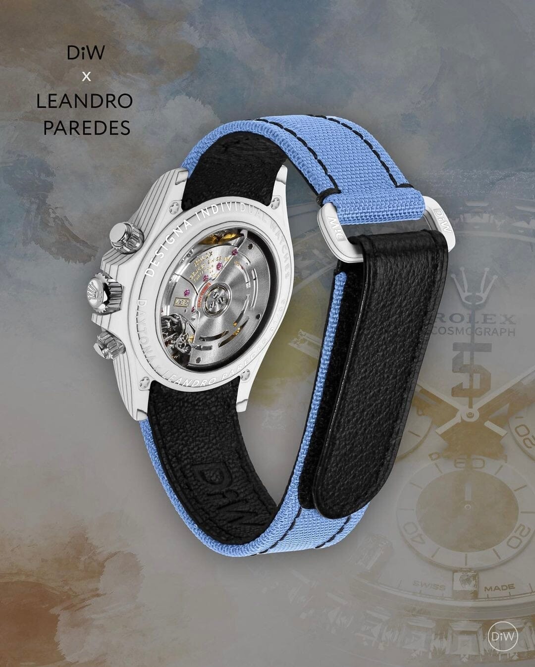 LEANDRO PAREDES Rolex DiW Daytona Baguette Bezel 劳力士钻石表圈 迪通拿 | WORLDTIMER
