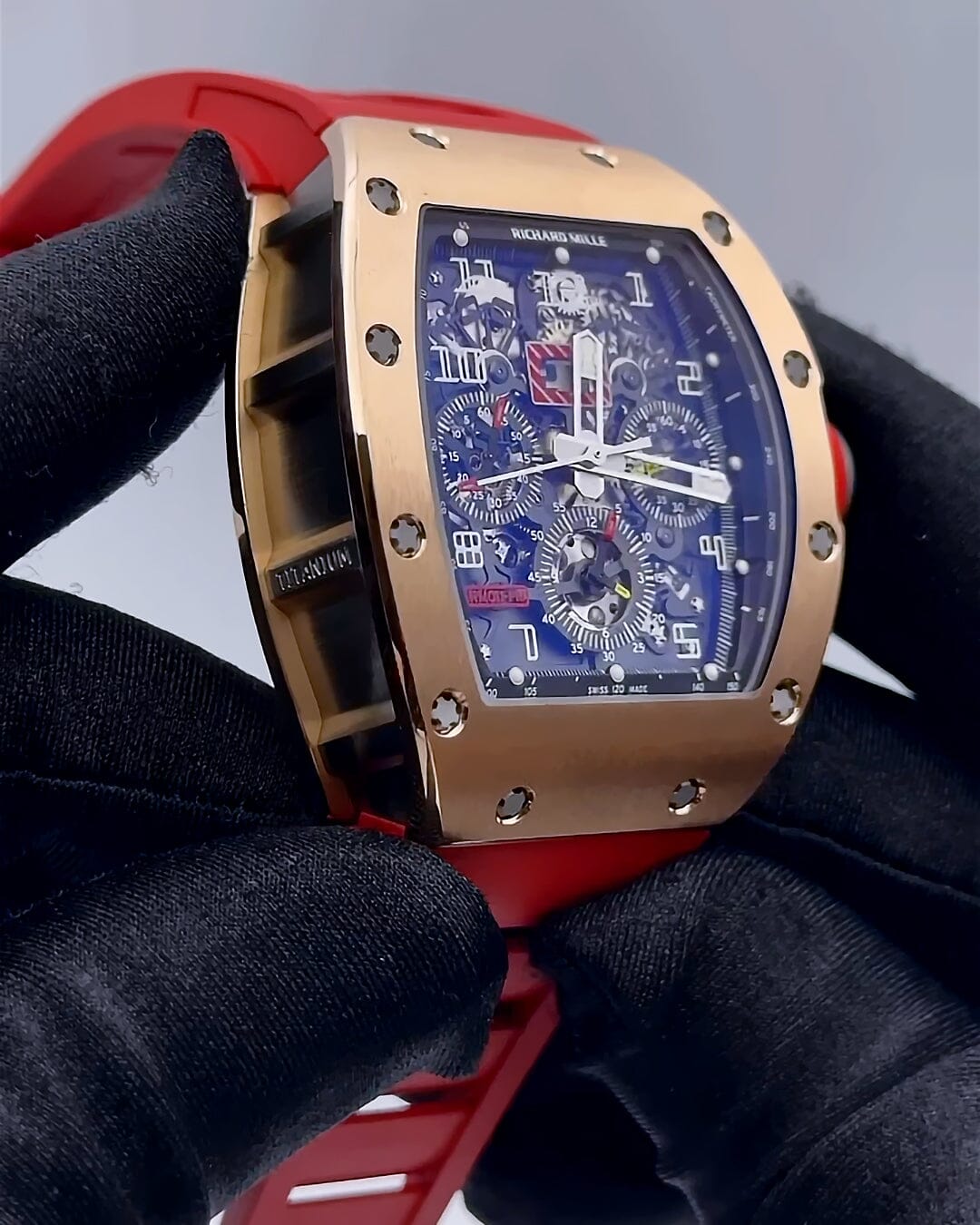 **LIKE NEW** Richard Mille RM 011 Rose Gold Felipe Massa | WORLDTIMER