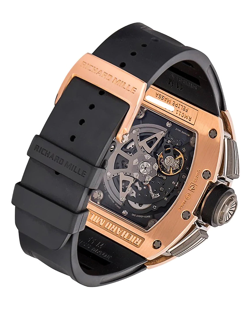 **LIKE NEW** Richard Mille RM 011 Rose Gold Felipe Massa | WORLDTIMER