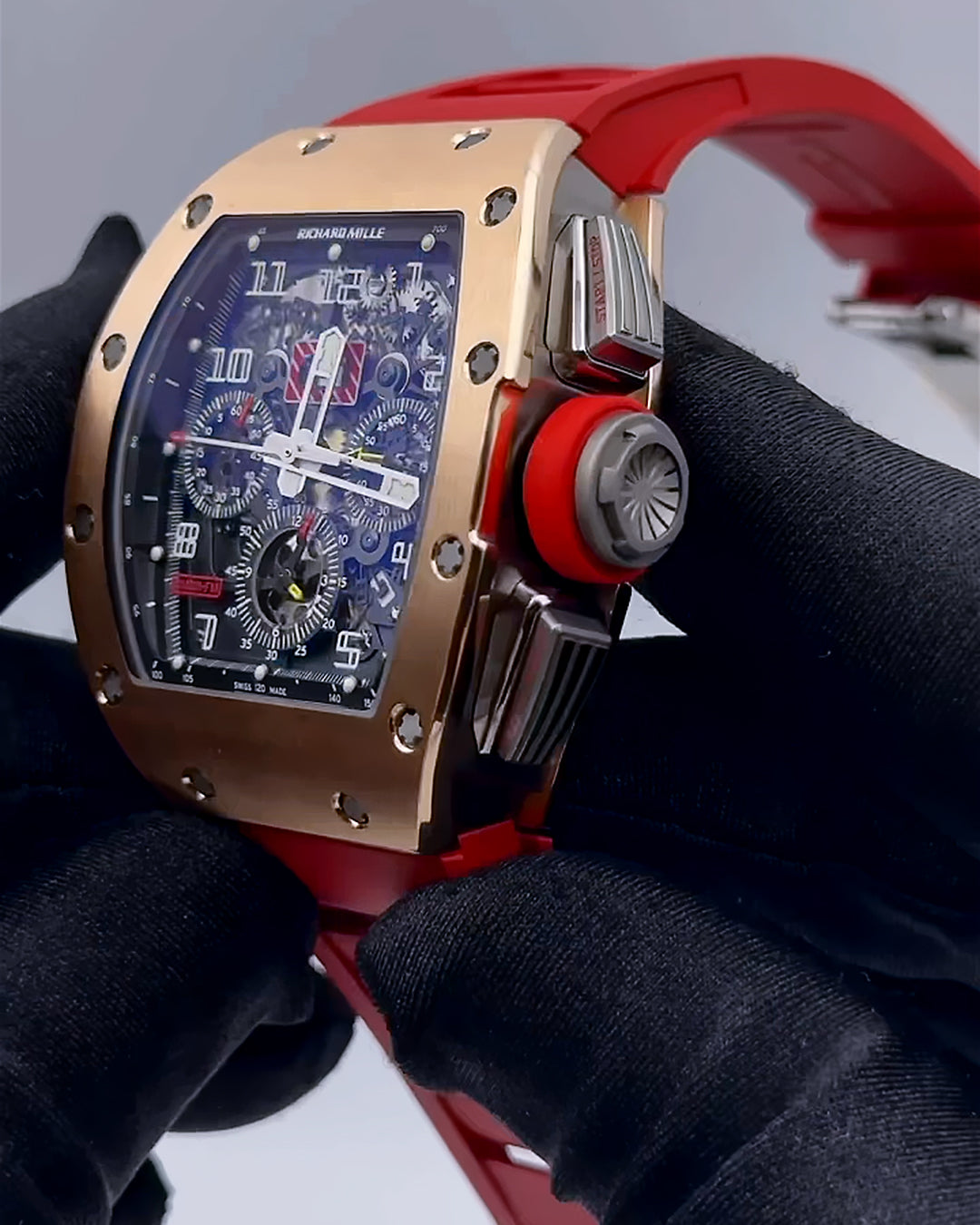 **LIKE NEW** Richard Mille RM 011 Rose Gold Felipe Massa | WORLDTIMER