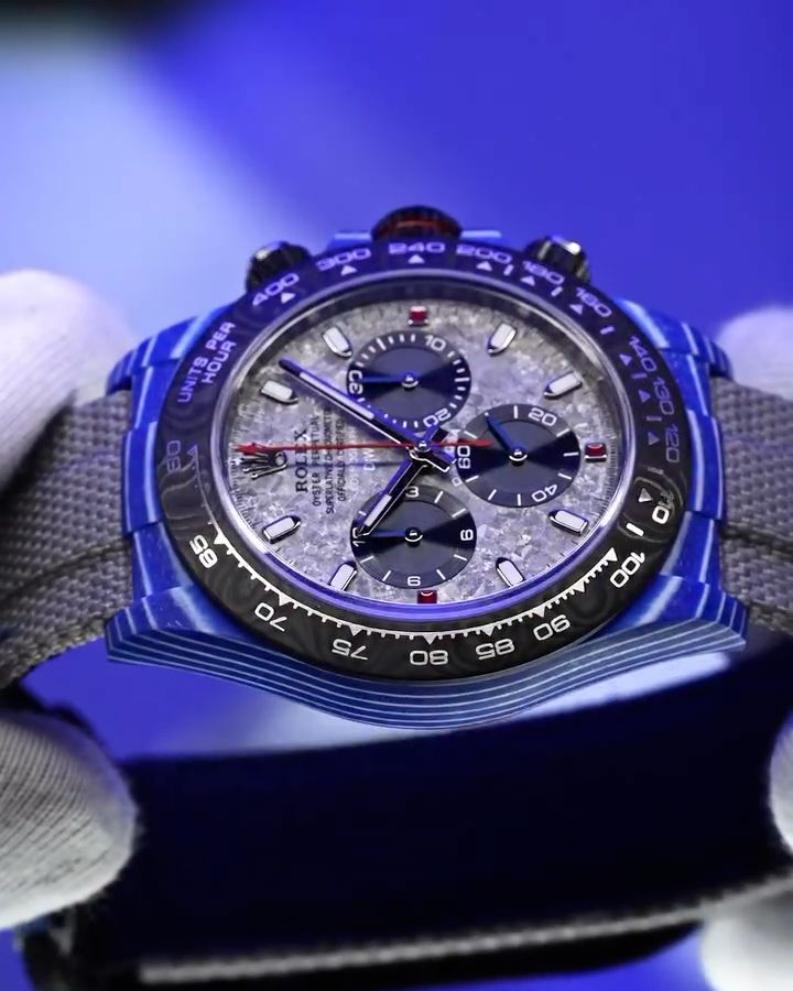 UNIQUE DiW Rolex Liquid Titanium Dial Daytona 独一无二 劳力士DiW 液态钛表盘迪通拿 | WORLDTIMER
