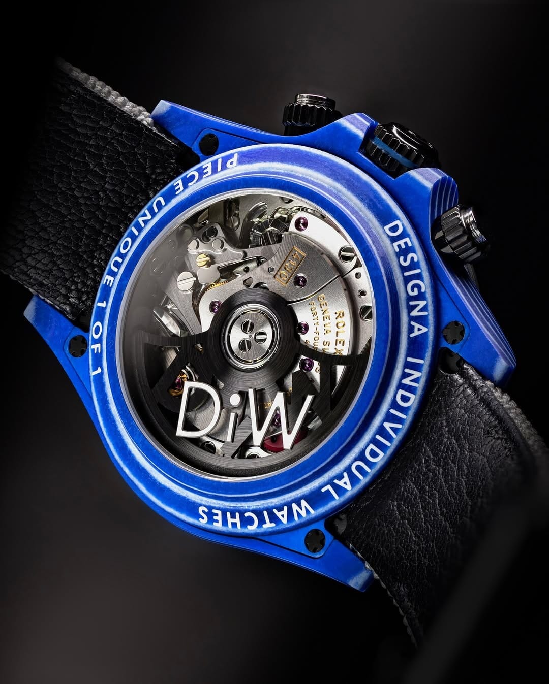 UNIQUE CarboQuartz DiW Rolex Liquid Titanium Dial Daytona 独一无二 劳力士DiW 液态钛表盘迪通拿 | WORLDTIMER