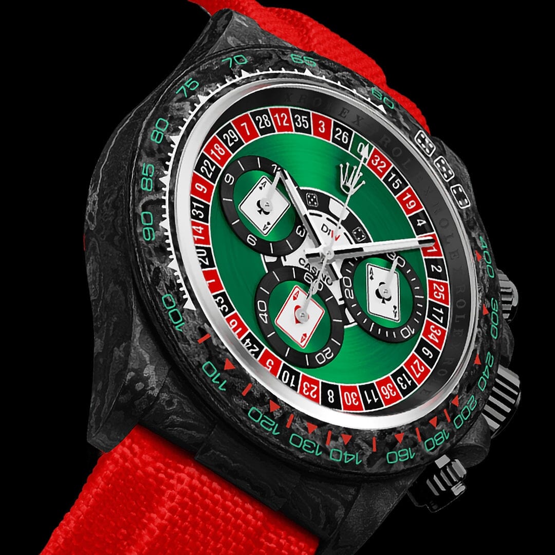 LUCKY PLAYER (CASINO) 41mm Rolex DiW Daytona 41毫米劳力士 碳纤维迪通拿 | WORLDTIMER