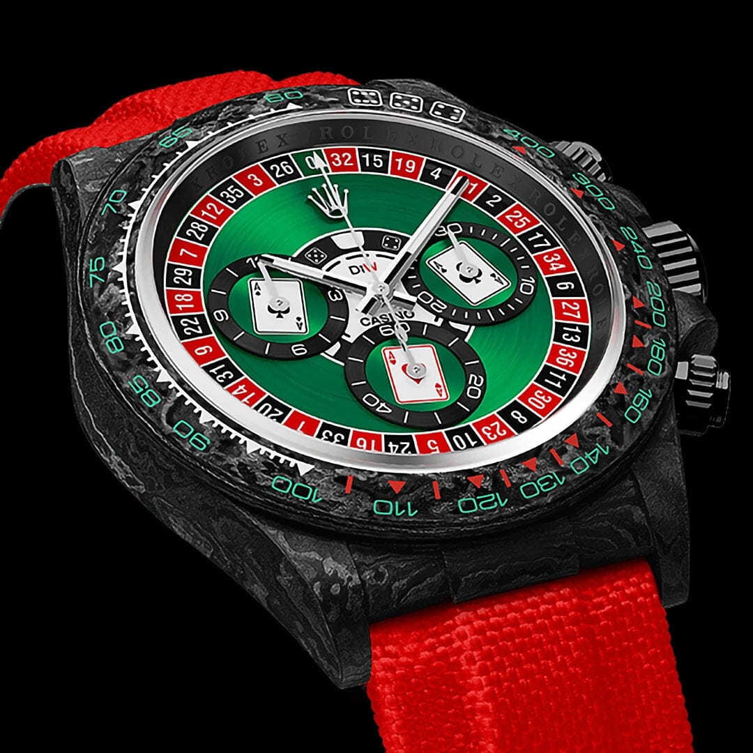 LUCKY PLAYER (CASINO) 41mm Rolex DiW Daytona 41毫米劳力士 碳纤维迪通拿 | WORLDTIMER