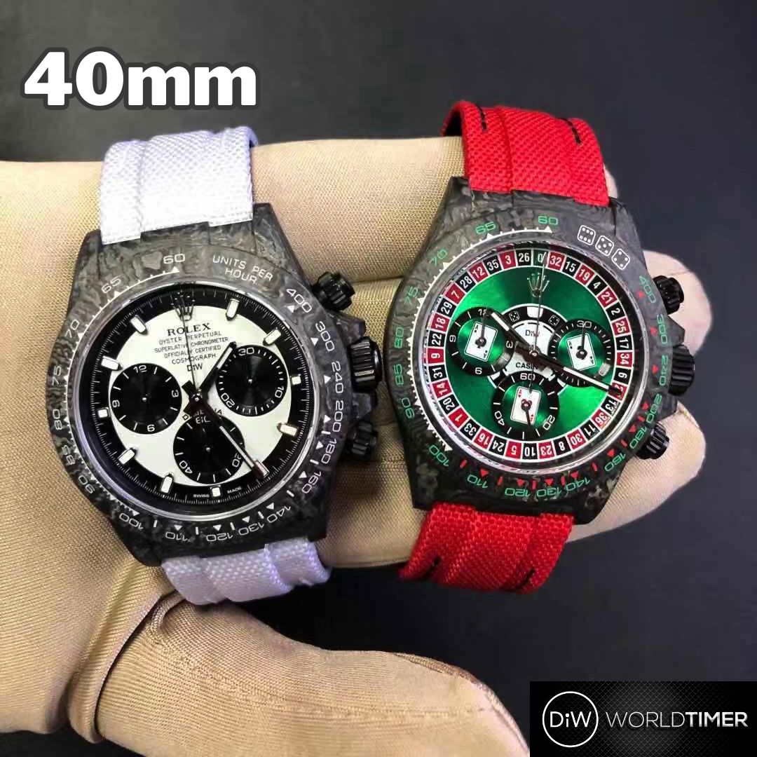 LUCKY PLAYER (CASINO) 41mm Rolex DiW Daytona (Retail: €58 990)