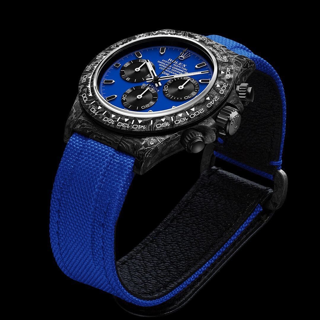 MIAMI BLUE Rolex DiW Daytona 劳力士DiW 碳纤维迪通拿 | WORLDTIMER