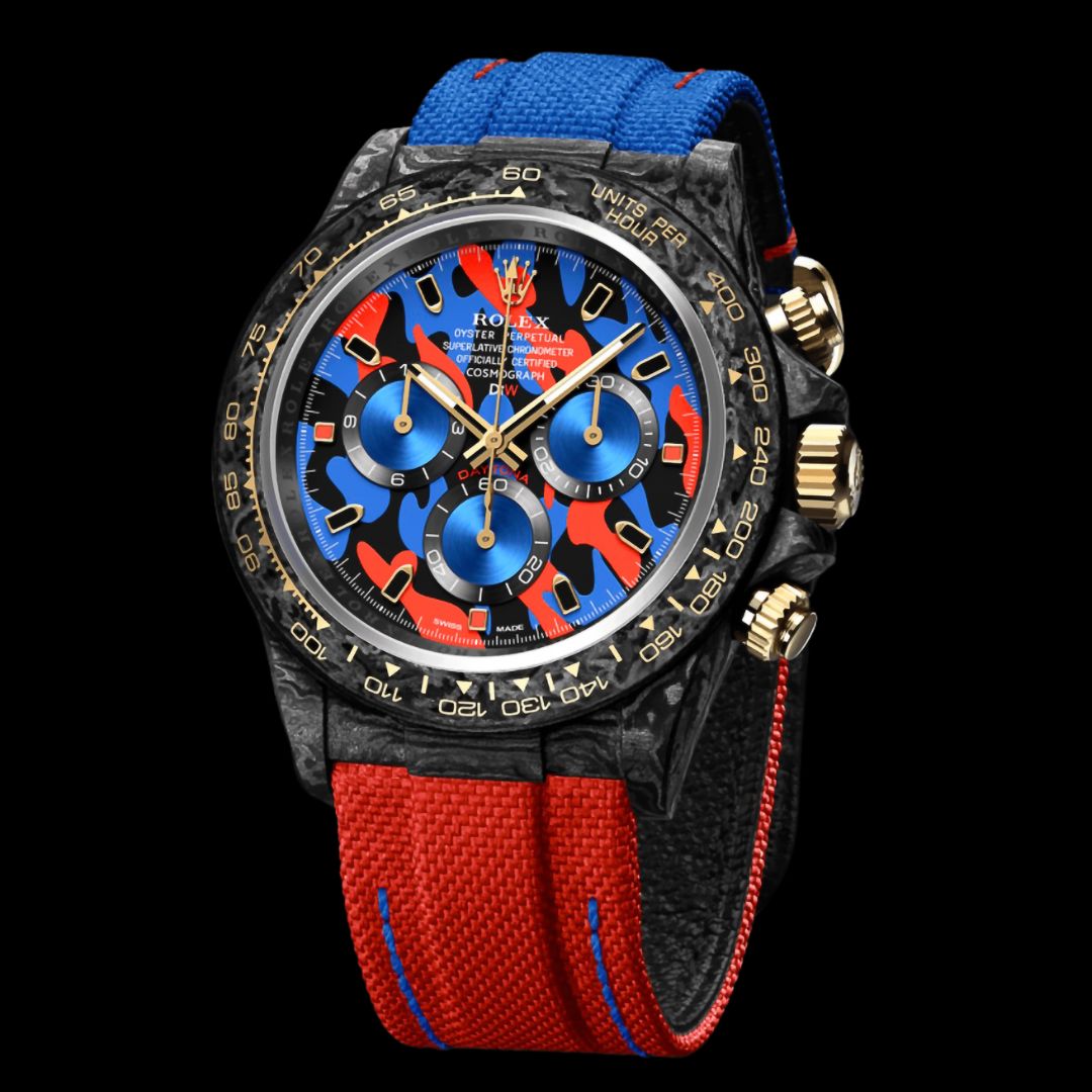 MILITARY RED 41mm Rolex DiW Daytona (Retail: €59 990)