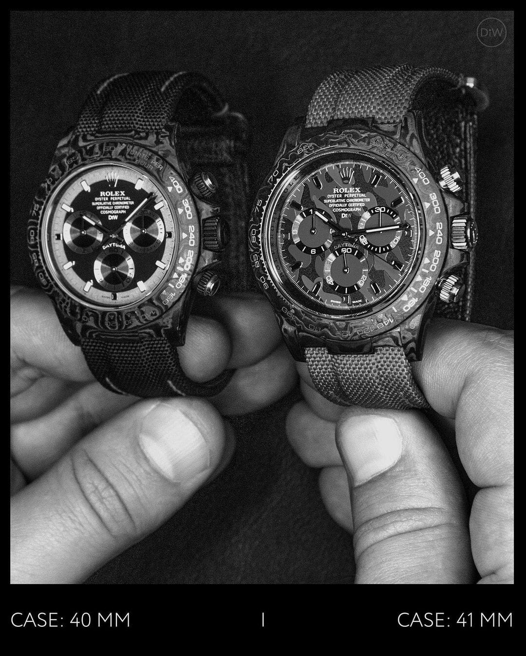 MILITARY RED 41mm Rolex DiW Daytona 劳力士DiW 碳纤维迪通拿 | WORLDTIMER