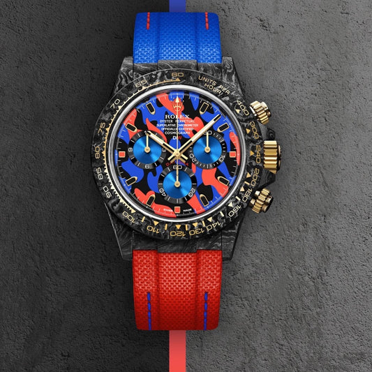 MILITARY RED Rolex DiW Daytona 劳力士DiW 碳纤维迪通拿 | WORLDTIMER