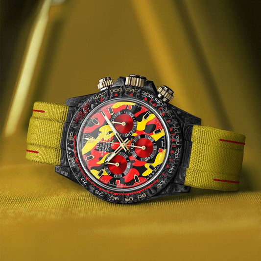MILITARY YELLOW Rolex DiW Daytona 劳力士DiW 碳纤维迪通拿 | WORLDTIMER