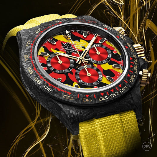 MILITARY YELLOW Rolex DiW Daytona 劳力士DiW 碳纤维迪通拿 | WORLDTIMER