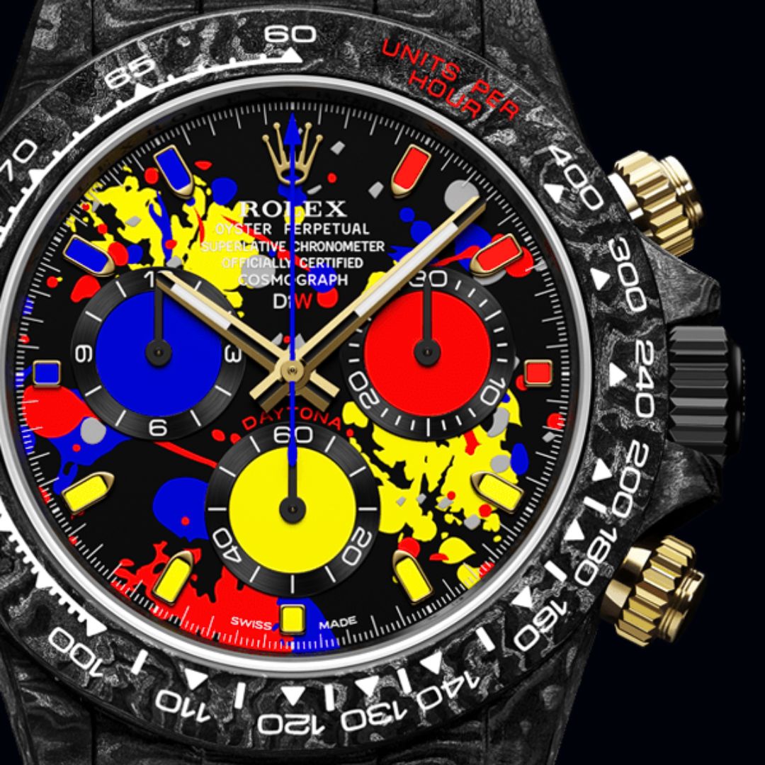 MOTLEY 3D Rolex DiW Daytona 劳力士DiW 碳纤维迪通拿 | WORLDTIMER