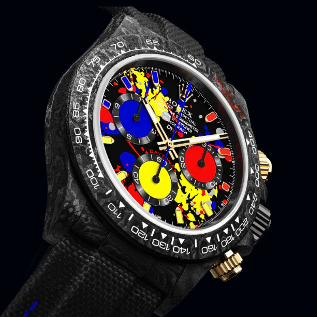 MOTLEY 3D Rolex DiW Daytona 劳力士DiW 碳纤维迪通拿 | WORLDTIMER