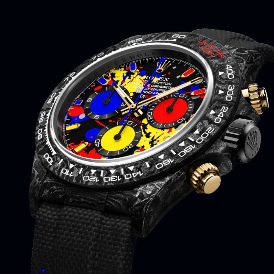 MOTLEY 3D Rolex DiW Daytona 劳力士DiW 碳纤维迪通拿 | WORLDTIMER