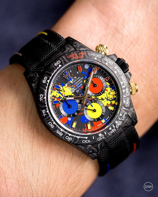 MOTLEY 3D Rolex DiW Daytona 劳力士DiW 碳纤维迪通拿 | WORLDTIMER