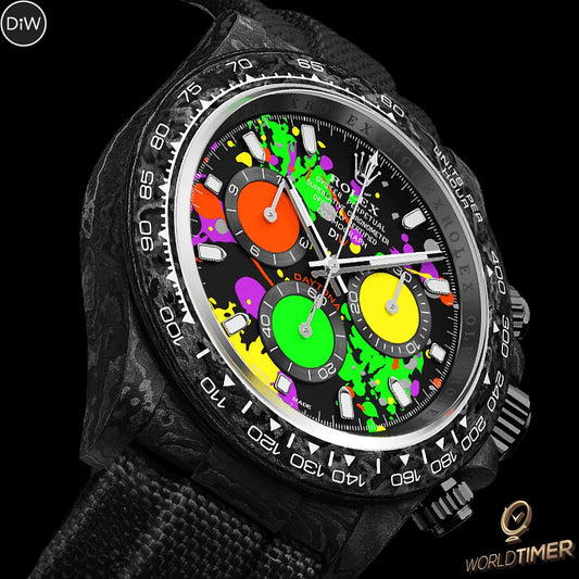 MOTLEY 41mm Rolex DiW Daytona MOTLEY 41毫米 劳力士DiW 碳纤维迪通拿 | WORLDTIMER