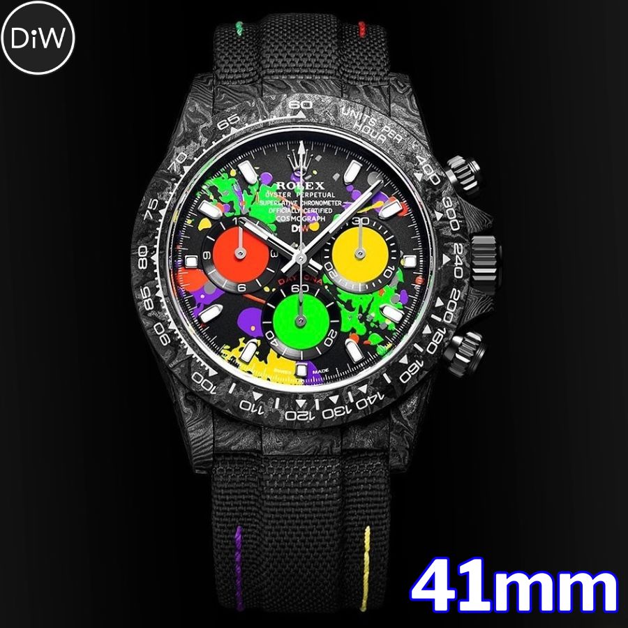 MOTLEY 41mm Rolex DiW Daytona MOTLEY 41毫米 劳力士DiW 碳纤维迪通拿 | WORLDTIMER
