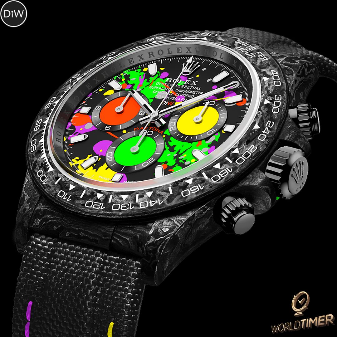 MOTLEY 41mm Rolex DiW Daytona MOTLEY 41毫米 劳力士DiW 碳纤维迪通拿 | WORLDTIMER
