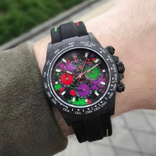 MOTLEY PURPLE UNIQUE Rolex DiW Daytona 劳力士DiW 碳纤维迪通拿 | WORLDTIMER