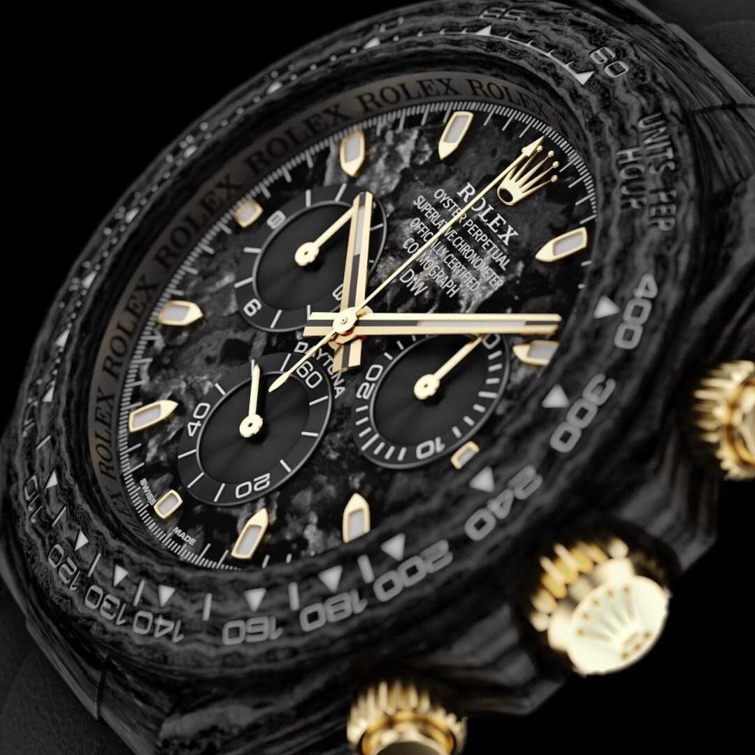 NTPT Carbon DiW Rolex Daytona BLACK & GOLD 碳纖 勞力士地通拿 | WORLDTIMER