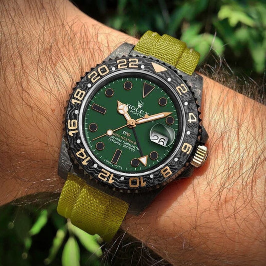 NTPT Carbon Rolex DiW GMT-Master DESERT CAMO 劳力士格林尼治型 NTPT碳纤维 | WORLDTIMER
