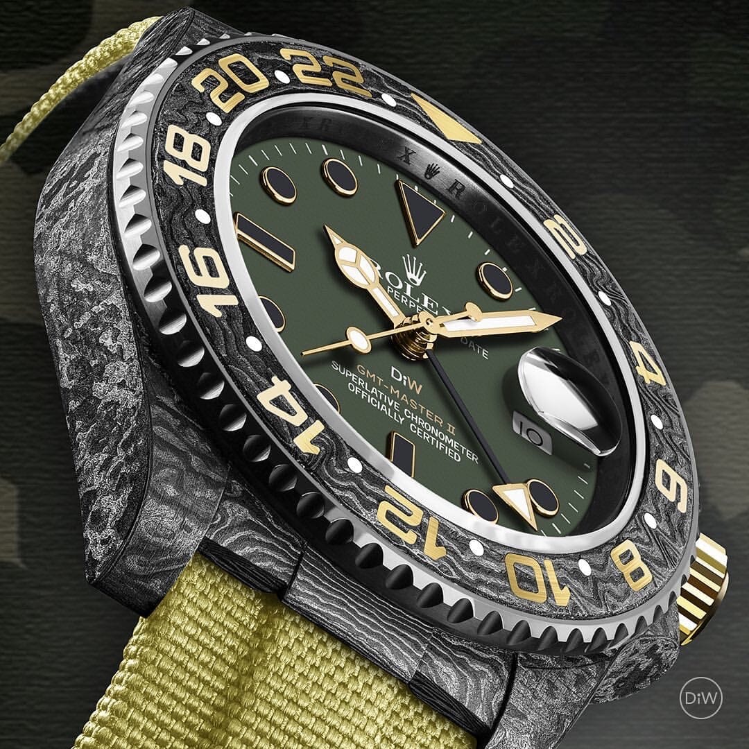 NTPT Carbon DiW Rolex GMT Master DESERT CAMO 劳力士格林尼治型 NTPT碳纤维 | WORLDTIMER