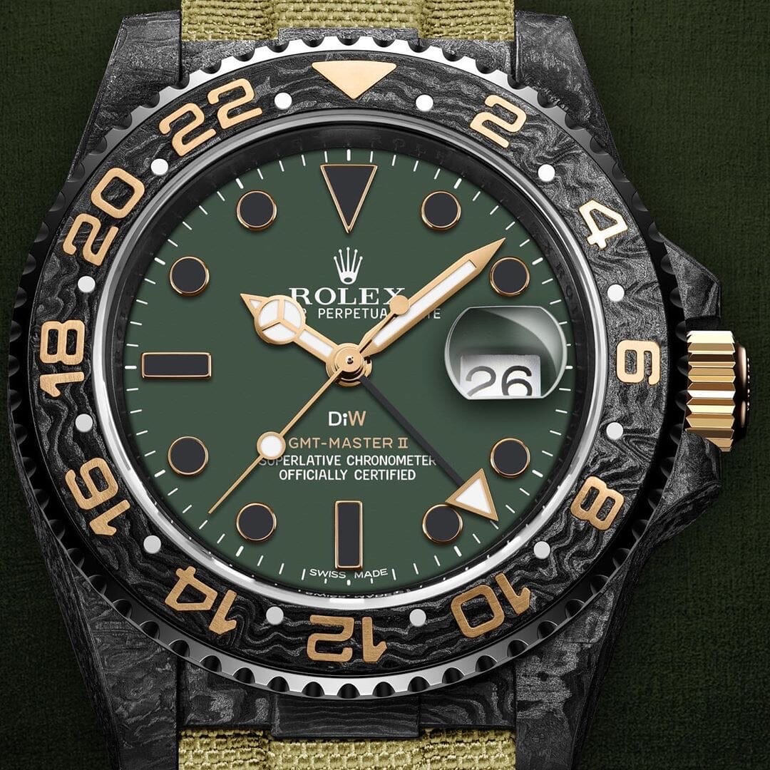 NTPT Carbon DiW Rolex GMT Master DESERT CAMO 劳力士格林尼治型 NTPT碳纤维 | WORLDTIMER