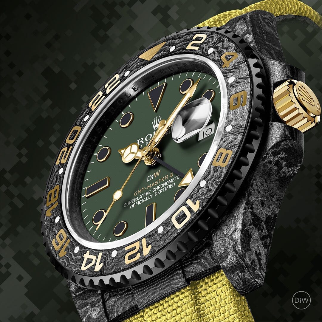 NTPT Carbon DiW Rolex GMT Master DESERT CAMO 劳力士格林尼治型 NTPT碳纤维 | WORLDTIMER